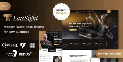 Lawsight Law Lawyer WordPress 1.1.1 GPL Theme