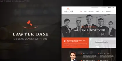 Lawyer Base Attorney WordPress 1.3.3 GPL Theme