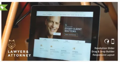Lawyer WordPress Theme 25.0 GPL Theme