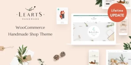 LeArts Handmade Shop WooCommerce WordPress Theme 1.5.3 GPL Theme