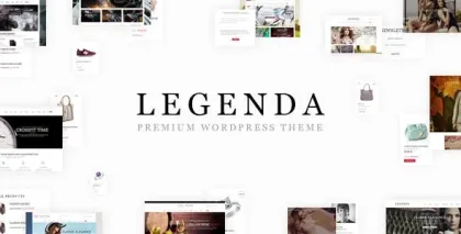 Legenda Responsive Multi-Purpose WordPress Theme 4.3.1 GPL Theme