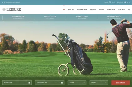 Leisure | Hotel WordPress Theme 2.1.24 GPL Theme
