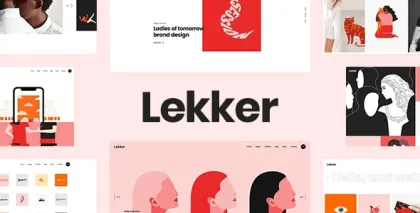 Lekker Portfolio WordPress Theme 1.8.0 GPL Theme