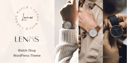 Lenos Minimal Watch Store WooCommerce Theme 1.0.1 GPL Theme