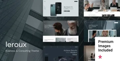 Leroux Business Consulting WordPress Theme 1.0.2 GPL Theme