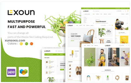 Lexoun Multipurpose WooCommerce Theme 1.3.3 GPL Theme