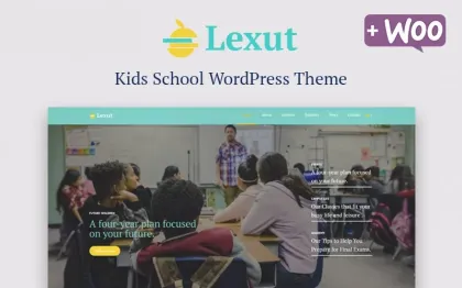 Lexut Education ECommerce Modern WordPress Elementor Theme WordPress Theme 1.0.0 GPL Theme