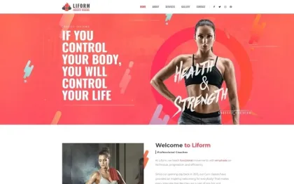 Liform Crossfit Sport WordPress Elementor Theme WordPress Theme 1.0.0 GPL Theme