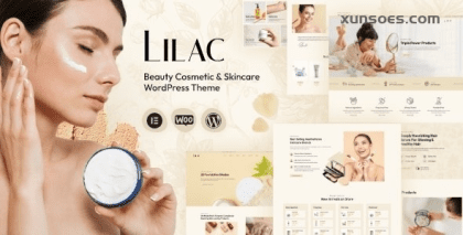 Lilac Beauty Cosmetics Shop WordPress Theme 1.1.0 GPL Theme