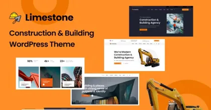 Limestone Construction Building WordPress Theme 1.0.2 GPL Theme
