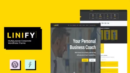 Linify – Multipurpose Corporate WordPress Theme 1.8 GPL Theme