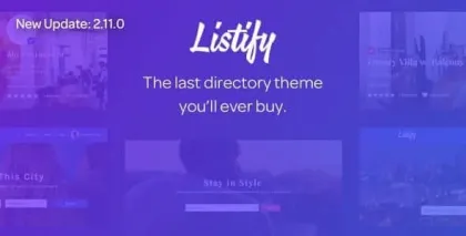 Listify 3.1.7 GPL Theme