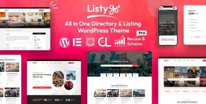 Listygo – Directory Listing WordPress Theme 1.2.9 GPL Theme