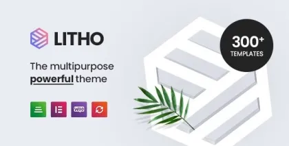 Litho Multipurpose Elementor WordPress Theme 2.2 GPL Theme