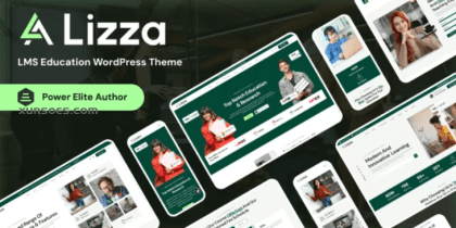 Lizza LMS Education WordPress Theme 1.0.1 GPL Theme