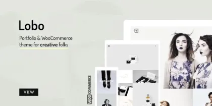 Lobo WordPress Portfolio for Freelancers Agencies 2.8.1 GPL Theme