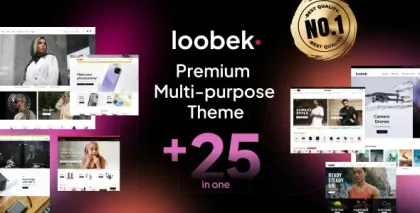 Loobek Elementor Multipurpose WooCommerce Theme 1.1.7 GPL Theme