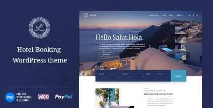 Luviana Hotel Booking WordPress Theme 1.4.1 GPL Theme