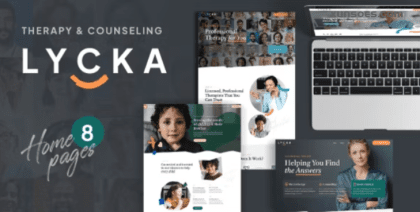 Lycka Therapy Counseling WordPress Theme 1.0.6 GPL Theme