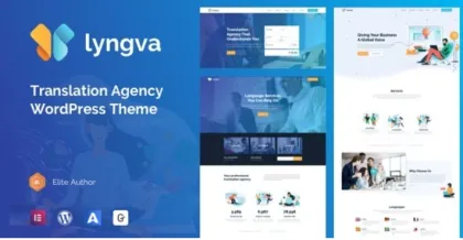 Lyngva Translation Agency WordPress 1.1.1 GPL Theme