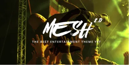 MESH | Music, Band, Musician, Event, Club Theme 2.3.0 GPL Theme