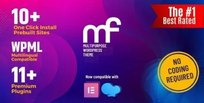 MF Multipurpose WordPress Theme 3.2.3 GPL Theme