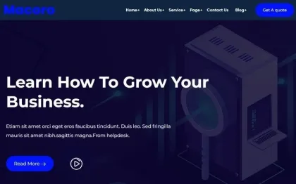 Macora It Solutions And Technology WordPress Theme 1.0.0 GPL Theme