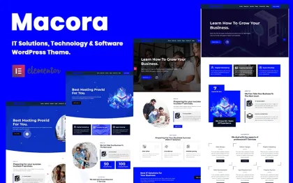 Macoro Digital Agency Multipurpose WordPress Theme 1.0.0 GPL Theme