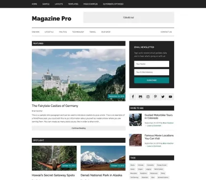 Magazine Pro Theme 3.5.1 GPL Theme