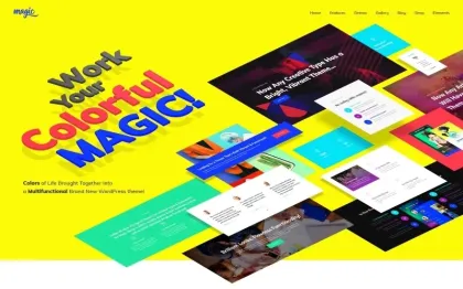 Magic Multipurpose Creative WordPress Theme 1.0.2 GPL Theme