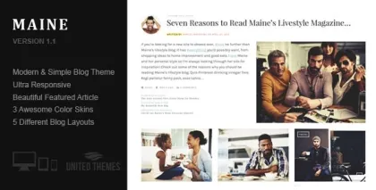 Maine 2.0 GPL Theme