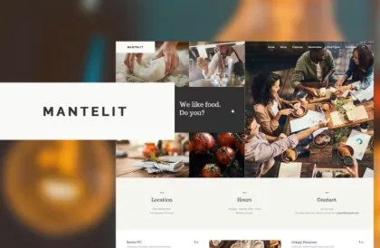 Mantelit Restaurant WordPress Theme 1.0.7 GPL Theme