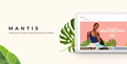 Mantis Minimal Modern WooCommerce Theme 1.3.1 GPL Theme