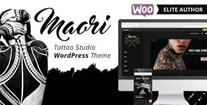 Maori Tattoo Studio WordPress Theme 1.4.2 GPL Theme