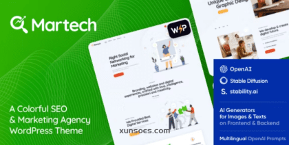 MarTech – Marketing Agency WordPress Theme 1.2 GPL Theme