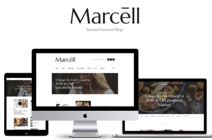 Marcell Personal Blog Magazine WordPress Theme 1.2.10 GPL Theme