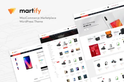 Martify WooCommerce Marketplace WordPress Theme 2.1.3 GPL Theme