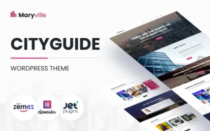 Maryville City Portal City Guide WordPress Theme 1.0.0 GPL Theme