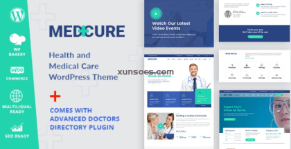 Medcure Health and Medical Care WordPress Theme 1.1.3 GPL Theme