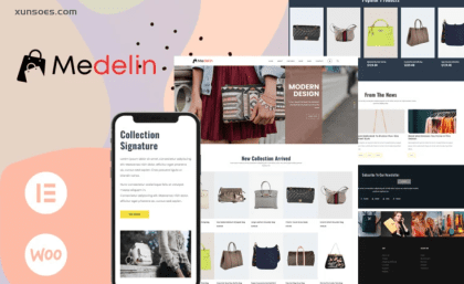 Medelin Fashion HandBags Store WooCommerce Theme 1.0.2 GPL Theme