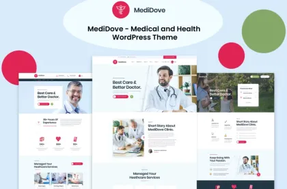 MediDove Medical and Health WordPress Theme 2.2.6 GPL Theme