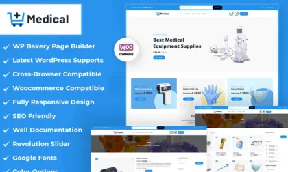 Medical Store WooCommerce WordPress Theme 1.0.8 GPL Theme