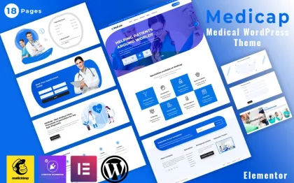 Medicap Medical WordPress Elementor Theme WordPress Theme 1.0.0 GPL Theme