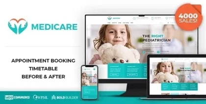 Medicare Doctor, Medical Healthcare 2.0.2 GPL Theme