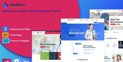 Mediguss Medical Theme 1.4 GPL Theme