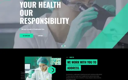Medik Medical Modern Dark WordPress Theme 1.0.0 GPL Theme