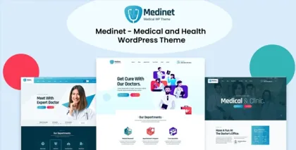 Medinet Medical and Health WordPress Theme +RTL 2.0.1 GPL Theme