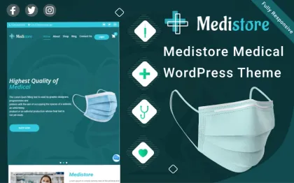 Medistore Medical WordPress Theme 1.0.0 GPL Theme
