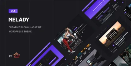 Melady – Creative Blog Magazine WordPress Theme 2.0 GPL Theme