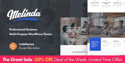 Melinda Professional Business Multi-Purpose WordPress Theme 1.1.2 GPL Theme